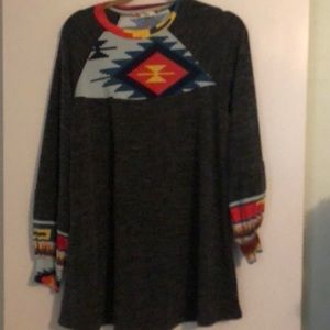Very cute Aztec detailed tunic